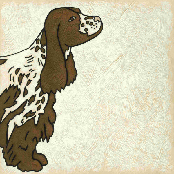 Red Barrel Studio® Good Dog IV by Chariklia Zarris Wrapped Canvas